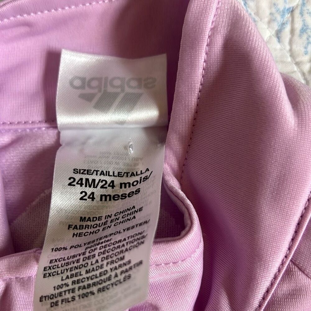 Adidas purple tracksuit set size 24 months - Picture 5 of 9